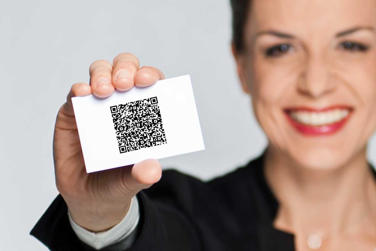 Spart Zeit und macht Spaß: QR-Code auf der Visitenkarte