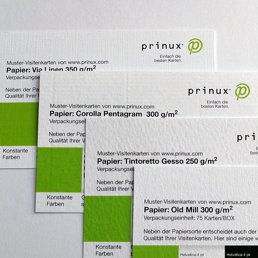 Die Besten Papier Kartonsorten Fur Visitenkarten Prinux