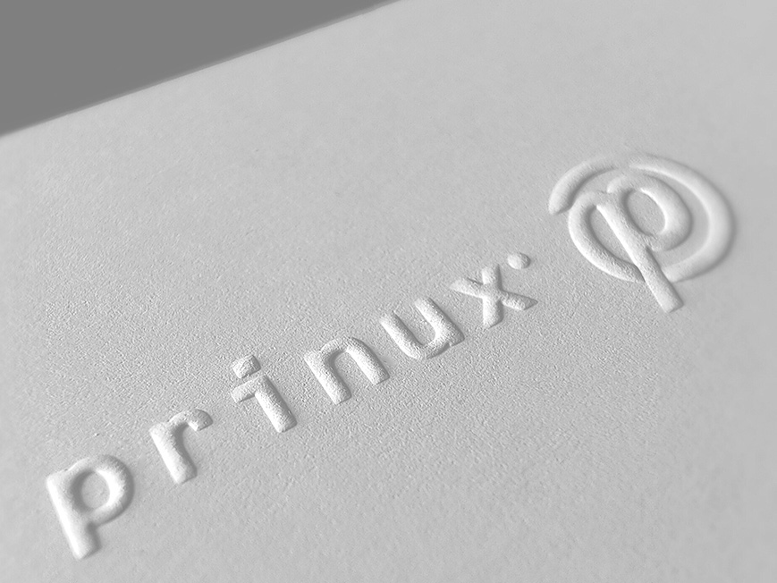 Visitenkarten mit Blindprägung