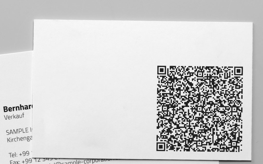 Business cards with QR Code
