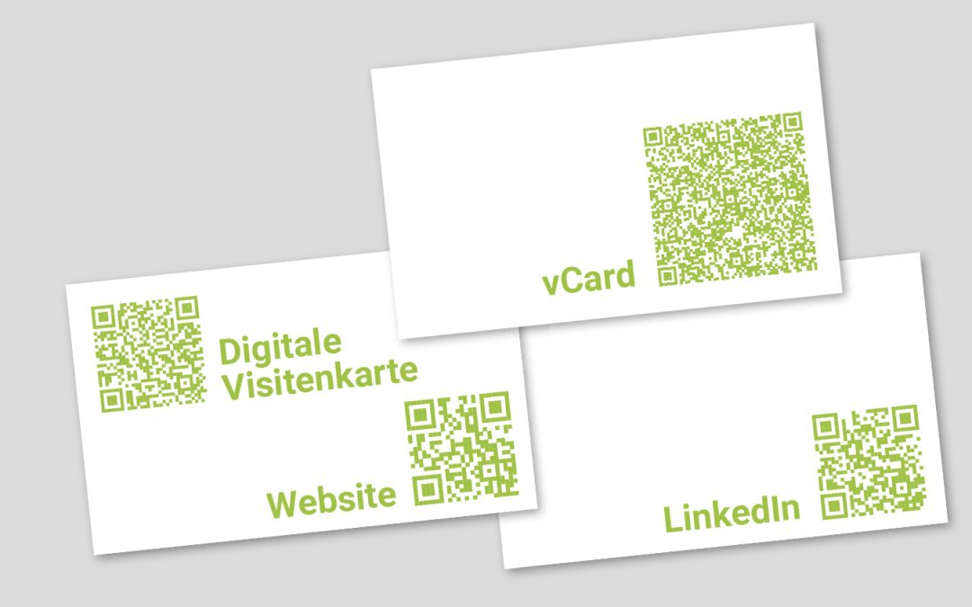 QR-Codes auf Visitenkarten: Welche Variante ist die beste?